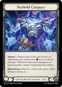Starfield Carapace - Omens of the Third Age - Flesh and Blood TCG card