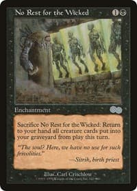 No Rest for the Wicked - Urza's Saga - Magic: The Gathering card