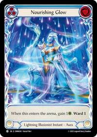 Nourishing Glow (Blue) (Extended Art) - Omens of the Third Age - Flesh and Blood TCG card