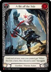 A Bit Off The Side (Red) (Extended Art) - Omens of the Third Age - Flesh and Blood TCG card