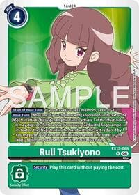 Ruli Tsukiyono - Digital World Shambala - Digimon Card Game card