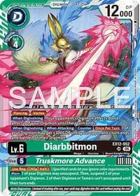 Diarbbitmon // Truskmore Advance - Digital World Shambala - Digimon Card Game card