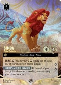 Simba - Pride Protector (Foil) - Disney Lorcana Promo Cards - Disney Lorcana card