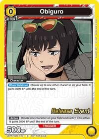 Obiguro - UE19BT: SAKAMOTO DAYS Release Event Cards - Union Arena card