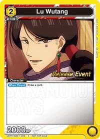 Lu Wutang (009) - UE19BT: SAKAMOTO DAYS Release Event Cards - Union Arena card