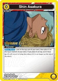 Shin Asakura (013) - UE19BT: SAKAMOTO DAYS Release Event Cards - Union Arena card
