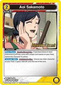 Aoi Sakamoto (019) - UE19BT: SAKAMOTO DAYS Release Event Cards - Union Arena card