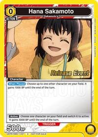 Hana Sakamoto - UE19BT: SAKAMOTO DAYS Release Event Cards - Union Arena card