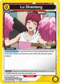 Lu Shaotang (028) - UE19BT: SAKAMOTO DAYS Release Event Cards - Union Arena card