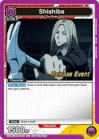 Shishiba (052) - UE19BT: SAKAMOTO DAYS Release Event Cards - Union Arena card