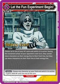 Let the Fun Experiment Begin! - UE19BT: SAKAMOTO DAYS Release Event Cards - Union Arena card