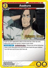 Asakura (033) - UE19BT: SAKAMOTO DAYS Release Event Cards - Union Arena card