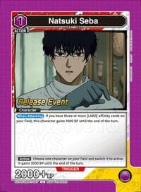 Natsuki Seba (067) - UE19BT: SAKAMOTO DAYS Release Event Cards - Union Arena card