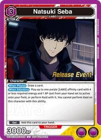Natsuki Seba (068) - UE19BT: SAKAMOTO DAYS Release Event Cards - Union Arena card