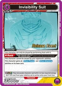 Invisibility Suit - UE19BT: SAKAMOTO DAYS Release Event Cards - Union Arena card