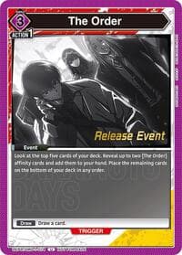The Order - UE19BT: SAKAMOTO DAYS Release Event Cards - Union Arena card
