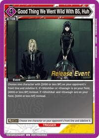 Good Thing We Went Wild With B5, Huh - UE19BT: SAKAMOTO DAYS Release Event Cards - Union Arena card