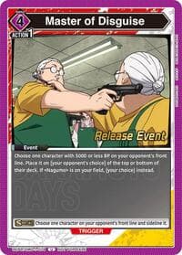 Master of Disguise - UE19BT: SAKAMOTO DAYS Release Event Cards - Union Arena card