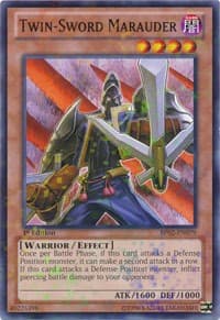 Twin-Sword Marauder (Mosaic Rare) - Battle Pack 2: War of the Giants - YuGiOh card