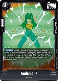 Android 17 - FB10-101 - Cross Force - Dragon Ball Super: Fusion World card