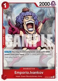 Emporio.Ivankov - ST-30: Starter Deck 30 EX Luffy & Ace - One Piece Card Game card