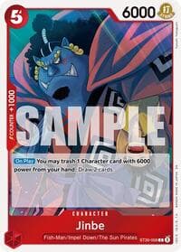 Jinbe - ST-30: Starter Deck 30 EX Luffy & Ace - One Piece Card Game card