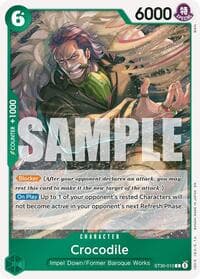 Crocodile - ST-30: Starter Deck 30 EX Luffy & Ace - One Piece Card Game card