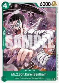 Mr.2.Bon.Kurei(Bentham) - ST-30: Starter Deck 30 EX Luffy & Ace - One Piece Card Game card