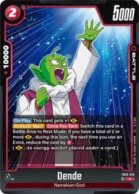 Dende - Cross Force - Dragon Ball Super: Fusion World card