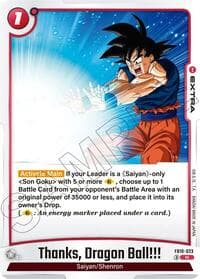 Thanks Dragon Ball!!! - Cross Force - Dragon Ball Super: Fusion World card