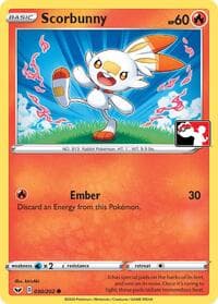 Scorbunny (Library Exclusive) - Miscellaneous Cards & Products - Pokemon card