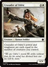Crusader of Odric (0731) - Foundations - Magic: The Gathering card