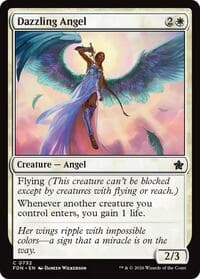 Dazzling Angel (0732) - Foundations - Magic: The Gathering card