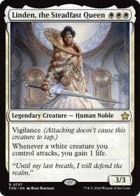 Linden, the Steadfast Queen (0737) - Foundations - Magic: The Gathering card