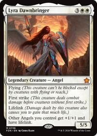 Lyra Dawnbringer (0738) - Foundations - Magic: The Gathering card