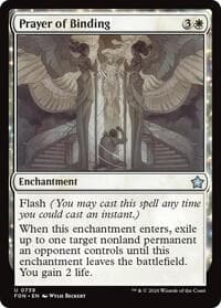 Prayer of Binding (0739) - Foundations - Magic: The Gathering card