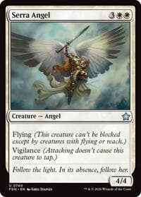 Serra Angel (0740) - Foundations - Magic: The Gathering card
