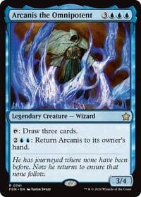 Arcanis the Omnipotent (0741) - Foundations - Magic: The Gathering card