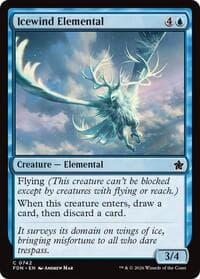 Icewind Elemental (0742) - Foundations - Magic: The Gathering card