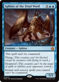 Sphinx of the Final Word (0747) - Foundations - Magic: The Gathering card
