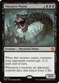 Massacre Wurm (0754) - Foundations - Magic: The Gathering card
