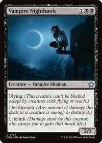 Vampire Nighthawk (0757) - Foundations - Magic: The Gathering card