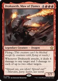 Drakuseth, Maw of Flames (0760) - Foundations - Magic: The Gathering card