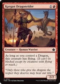 Kargan Dragonrider (0762) - Foundations - Magic: The Gathering card