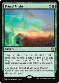Primal Might (0766) - Foundations - Magic: The Gathering card
