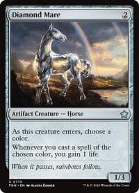 Diamond Mare (0770) - Foundations - Magic: The Gathering card