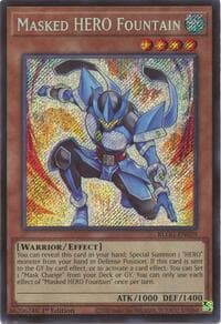 Masked HERO Fountain - Battles of Legend: Glorious Gallery - YuGiOh card