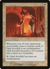 Opal Acrolith - Urza's Saga - Magic: The Gathering card