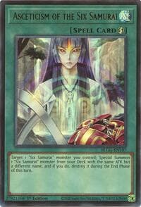 Asceticism of the Six Samurai - Battles of Legend: Glorious Gallery - YuGiOh card