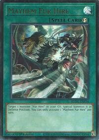 Mayhem Fur Hire - Battles of Legend: Glorious Gallery - YuGiOh card